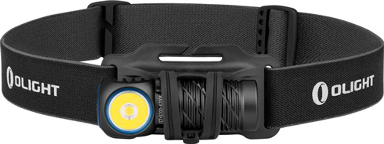 Olightstore Usa Inc Perun2Minibkcw Perun 2 Mini Black Anodized 2/15/40/60/250/1,100 Lumens White/Red Led