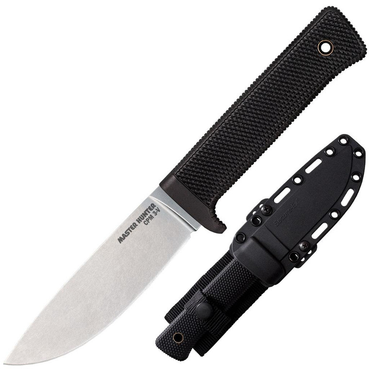 Cold Steel Master Hunter Fixed Blade Knife - 4-1/2" Stonewash