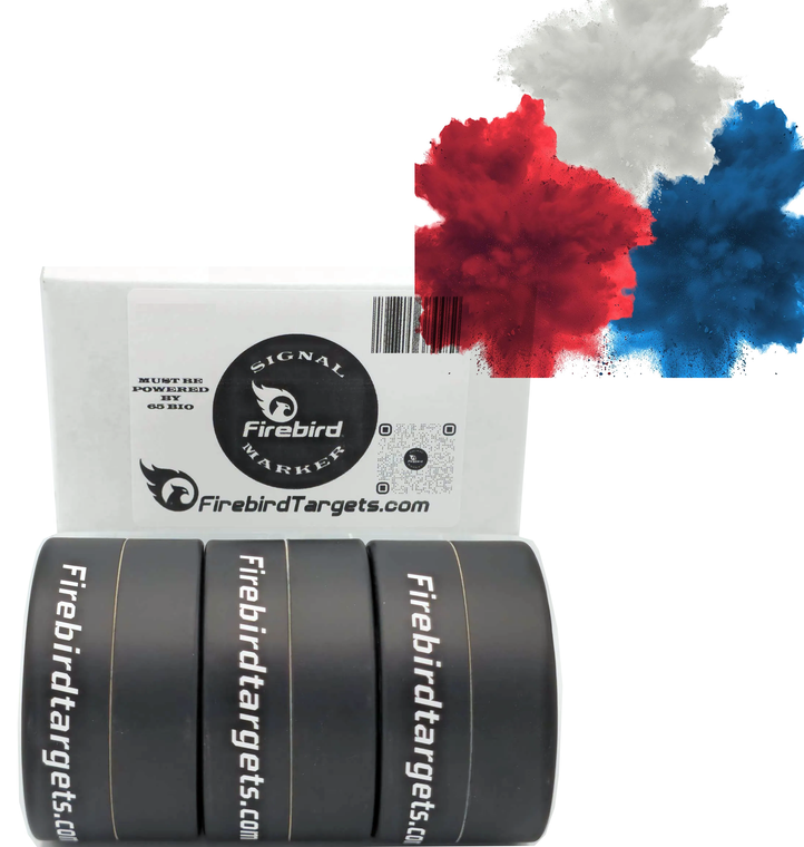 Firebird USA Signal Marker Moving Trajectory/Static Red/White/Blue Universal Firearm 3 Pack