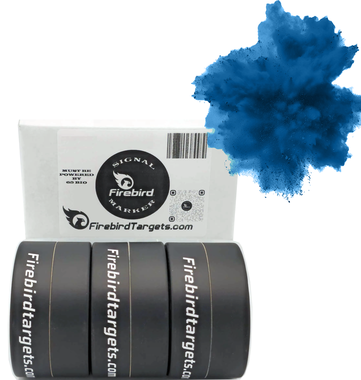 Firebird USA Signal Marker Moving Trajectory/Static Blue Universal Firearm 3 Pack
