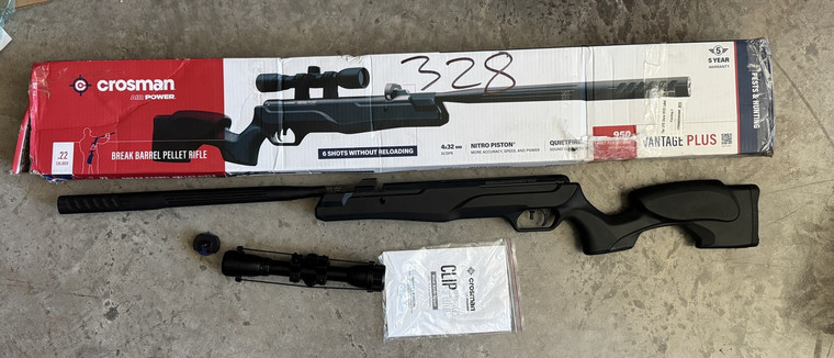 Cvanp2X .22 Pellet 4X32MM Scope Blackcrosman Vantage Plus Air Rifle