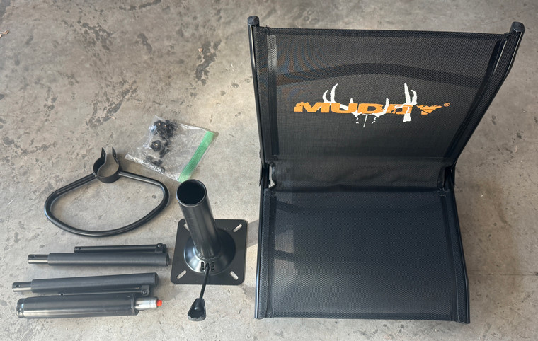 Muddy Mud-Mgs600 Swivel Extreme Ground Seat Missing Base DEMO/USED