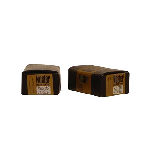 Nosler Partition Rifle Bullets .270 cal .277" 160 gr SEMI-SPT 50/ct