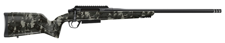 Christensen Arms 8011503701 Evoke Hunter 7mm BC 3+1 20" Black Cerakote Button Rifled/Threaded Barrel, Black Cerakote Picatinny Rail Steel Receiver, Adjustable Multi-Tone Green Polymer Stock