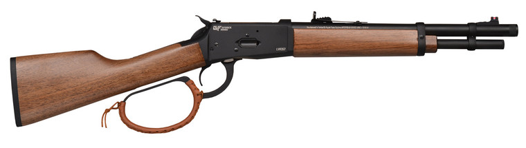 Gforce Arms GFLVR357P Saddlehorn 357 Mag 5+1 12" Black Threaded Barrel & Receiver, Turkish Walnut Stock & Forend, Thread Protector