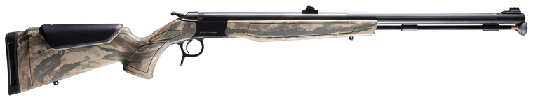 CVA PR2047N Optima 50 Cal 26" Black Nitride Fluted Barrel, Black Nitride Drilled & Tapped Steel Receiver, Fixed Realtree Legacy Synthetic Stock, Fiber Optic Sights