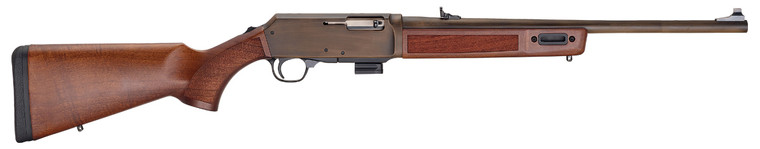 Henry Homesteader M-LOK Brushed Bronze Rifle 9mm Luger 10rd Magazine(1) 16.37" Non-Threaded Barrel Walnut Glock Magazine Well
