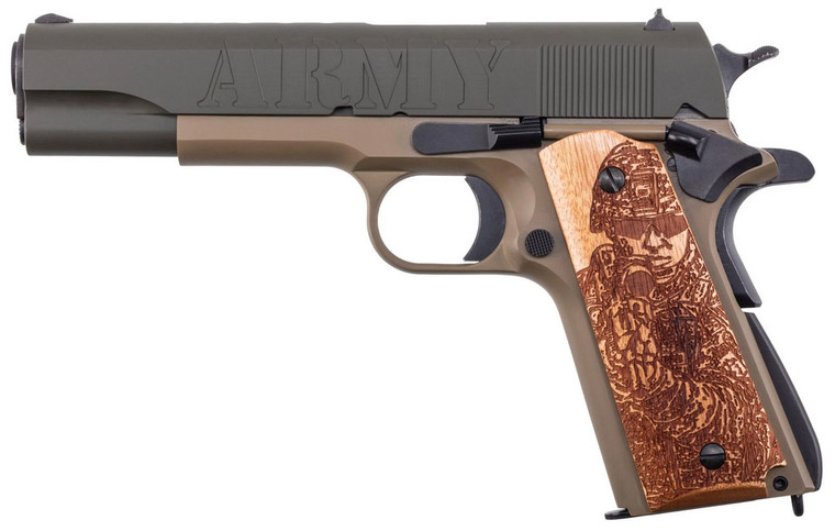 Auto Ordnance Army 250th Special Edition Handgun .45 ACP 7rd Magazine 5" Barrel Wood Grip