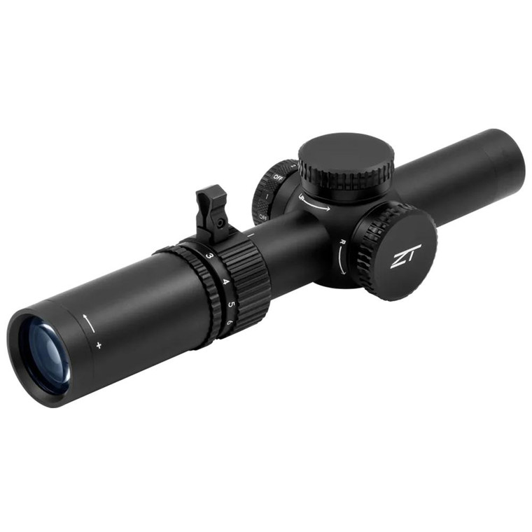 ZeroTech Vengeance Rifle Scope 1-6x24mm 30mm SFP RAR MOA Black