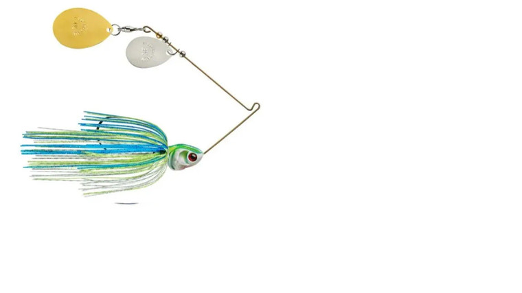 Booyah Covert 1/2oz White/Chart/Blue G/N-Willow Tandem