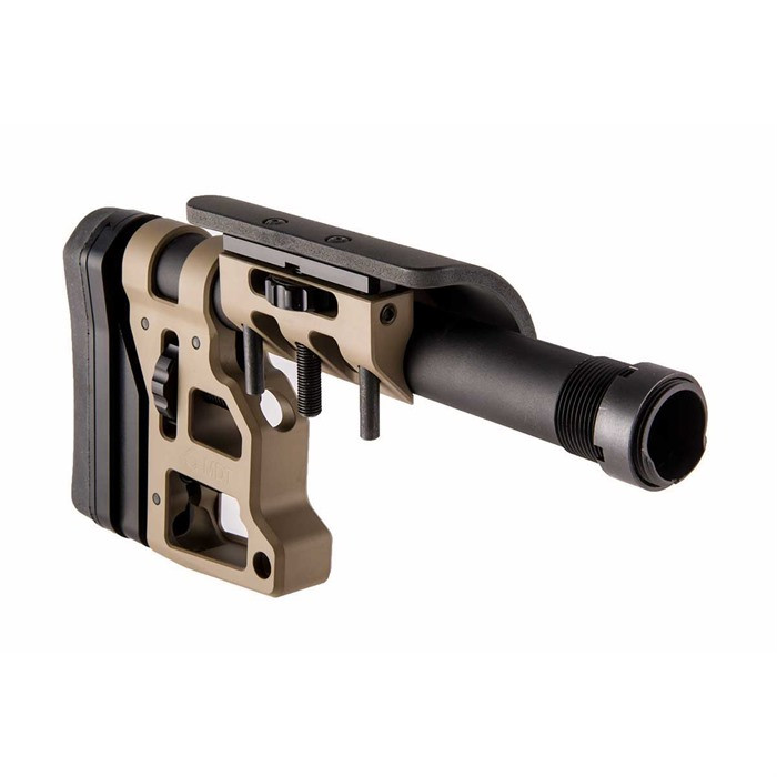 Mdt Skeleton Carbine Stock With Cheek Riser 9.75In Fde