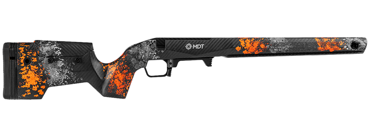 Mdt Sporting Goods Inc 114482HOG Orange/Gray Foam Filled Carbon Fiber Fits Remington 700