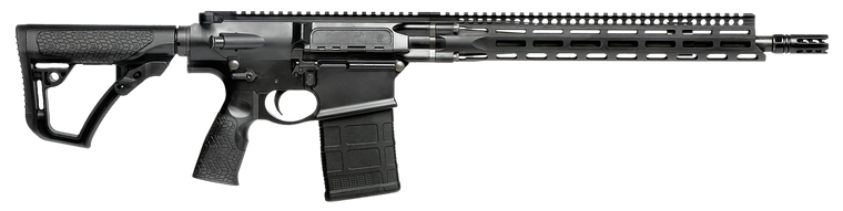 Daniel Defense 0215707258055 DD5 V3 *CA Compliant 7.62x51mm NATO 16" 10+1 Black Hard Coat Anodized Black Phosphate 6 Position w/SoftTouch Overmolding Stock Black Polymer Grip