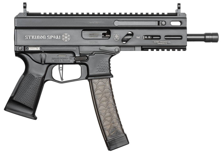 Grand Power Stribog SP9A1 Handgun 9mm Luger 30rd Magazines(3) 8" Barrel