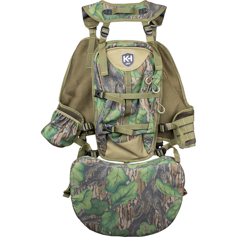 Knight & Hale Run N' Gun 300 Turkey Vest Mossy Oak Full Foliage