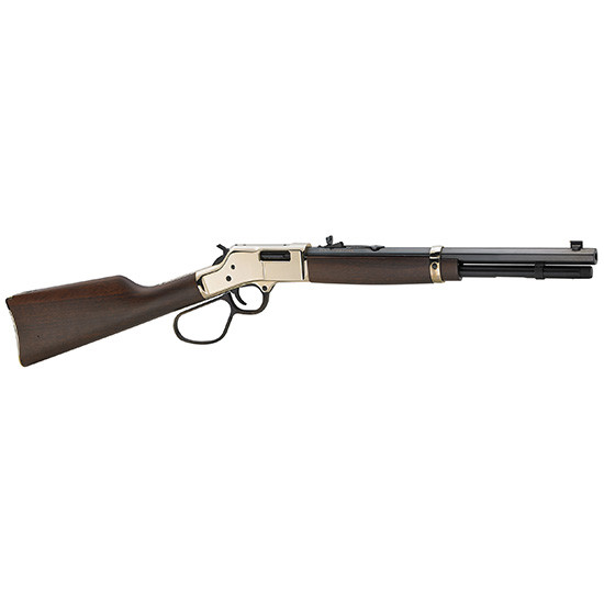 Henry H006MR327 Big Boy Carbine Full Size 327 Federal Mag 7+1 16.50" Blued Octagon Barrel, Brass Polished Brass Receiver, American Walnut Wood Stock Right Hand