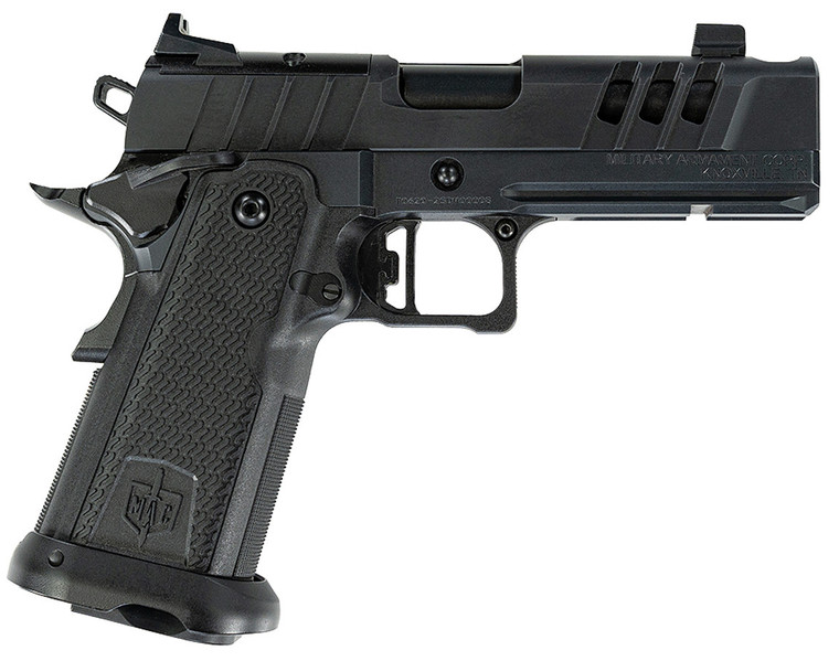 SDS MAC 9 DS COMP Handgun 9mm Luger  17rd Magazines(2) 4.25'' Barrel  AOS Optic Plate Black