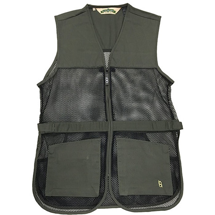 Bob Allen Full Mesh Dual Pad Shooting Vest Sage Green L