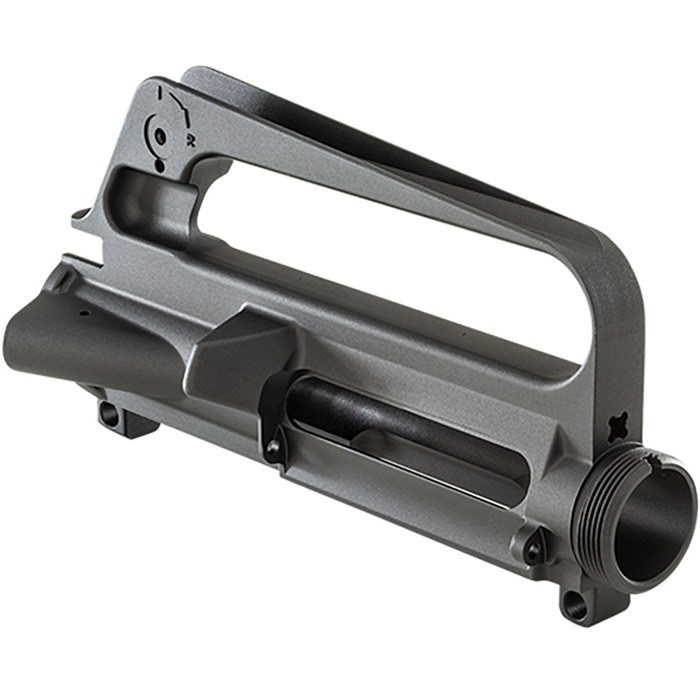 Brownells Luth-ar UR-01-E3-M4 A1 Stripped Upper Receiver 223/5.56mm Aluminum Black Hardcoat Anodize Receiver
