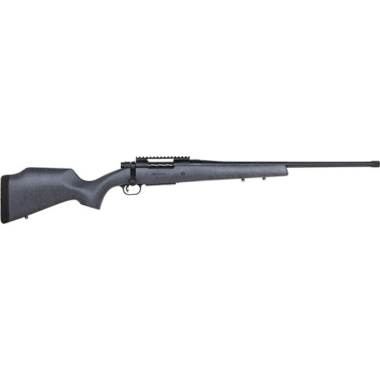 Mossberg 28103 Patriot Long Range Hunter 6.5 Creedmoor Caliber with 5+1 Capacity, 22" Threaded/Fluted Barrel, Matte Blued Metal Finish & Sniper Gray Fixed Monte Carlo Stock Right Hand (Full Size)