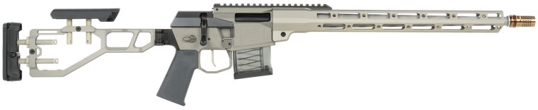 Q LLC MINIFIX300BLK16INRIFLE Mini Fix 300 Blackout 16" Black Anodized Tapered Threaded Barrel, Black Anodized Picatinny Rail, M-LOK Handguard ,Adj Folding Black Stock, Polymer Grip