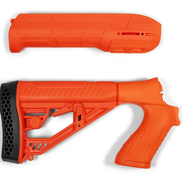 Adaptive Tactical, Llc Ex Performance Adj Stock & Forend For Moss 500/590/88 Orange