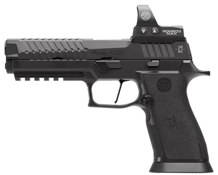 Sig Sauer P320-Max 2.0 Handgun 9mm Luger 10rd Magazines(4) 5" Barrel Romeo3 Max 6 MOA