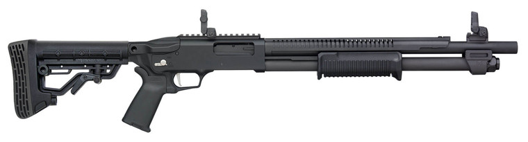 Mossberg 590R Shotgun 12ga 6rd Capacity 18.5" Barrel AR Mil-Spec Adjustable Stock Magpul MOE+ Grip