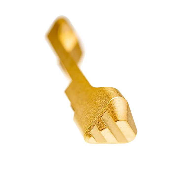 Tyrant CNC TDP320EGOLD Extended Magazine Release Sig P320 Gold Steel