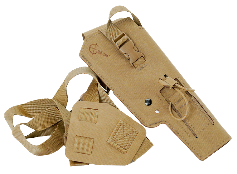 Cole-tac VW212 Varmint Wrangler Pistol Holder Coyote Brown Left Hand