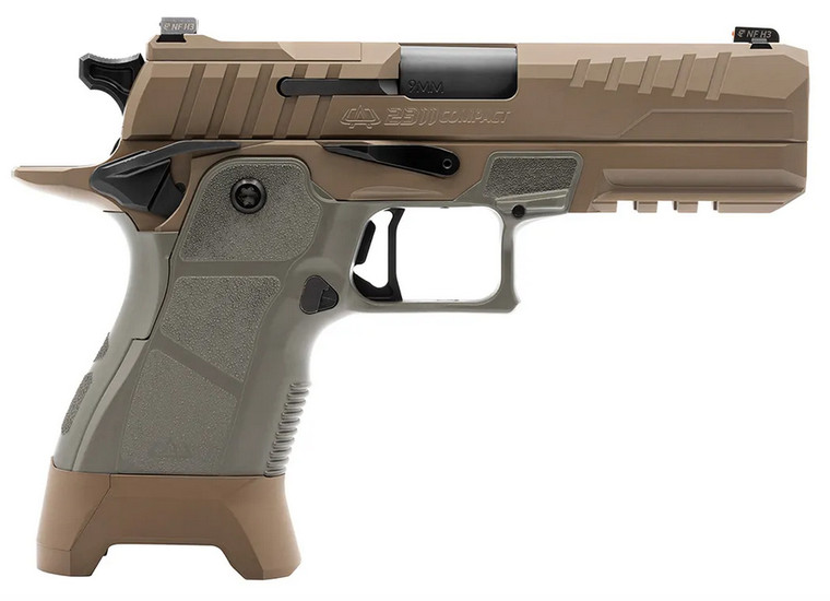 Oa Defense OA2311CMPTPLSHDSSTD17 2311 Compact Plus Kit 9x19 17rd 4.25" Black DLC High Desert Sage Optic Ready 17-4 Stainless Steel Slide High Desert Sage Polymer Grip Ambidextrous