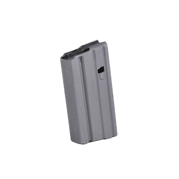 Brownells Ar-15 223/5.56Mm Straight 20 Round Magazine, Aluminum, Gray