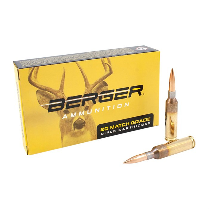 Berger Classic Hunter Rifle Ammunition 6mm Creedmoor 95gr 20/ct