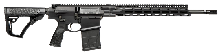 Daniel Defense 0215813210055 DD5 V4 *CA Compliant 7.62x51mm NATO 18" 10+1 Black Hard Coat Anodized Black Phosphate 6 Position w/SoftTouch Overmolding Stock Black Polymer Grip