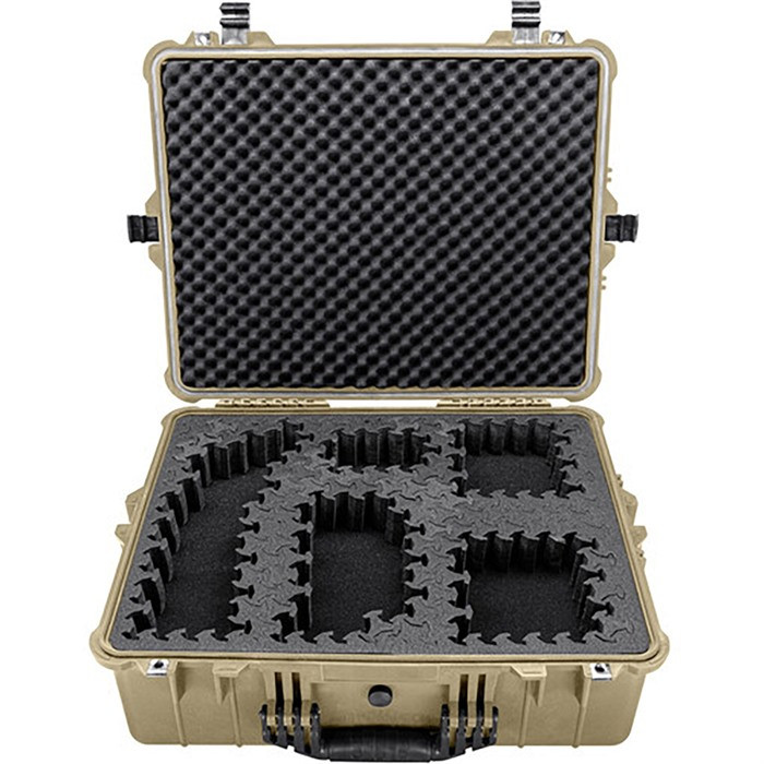 Eylar 24'' X-Large Hard Case Equipped W/Ragar Foam Inserts Tan