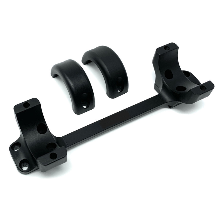 DNZ X96500 Black Aluminum 30mm Tube Medium Rings