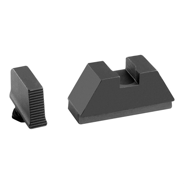 Ameriglo 5L Optic Comp Sights Serrated Front .300''F /.375''R For Glock