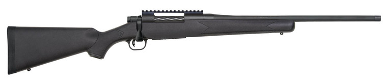 Mossberg 28235 Patriot Carbine 7mm PRC 3+1 20" Matte Blued Threaded Bull Barrel, Matte Blued Picatinny Rail Receiver, Black Fixed Synthetic Stock
