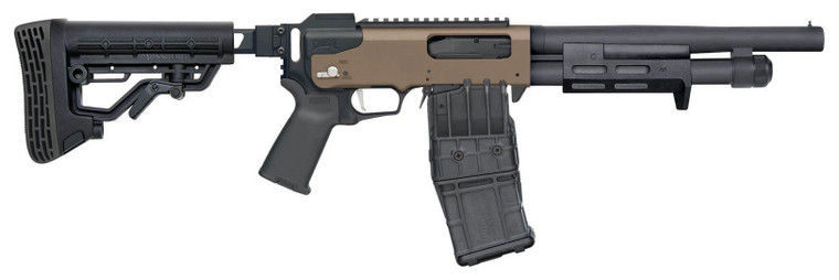 Mossberg 590Rm 12Ga 11.5 Blk Pg Fde 10Rd