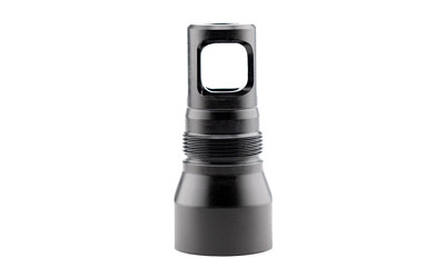 BLYAT MUZZLE BRAKE 24X1.5 THREADS FACEMOUNT SHOULDER BLACK