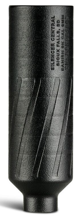 Banish(Silencer Central) 100000111179 Banish 9K 9mm 1.30" Black Titanium 1/2"x28