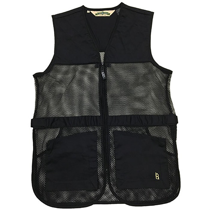 Bob Allen Full Mesh Dual Pad Shooting Vest Black Xs