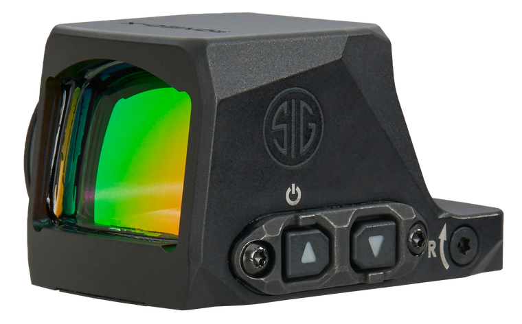 Sig Sauer Electro-Optics SORX1490 Romeo-X Enclosed Compact Black 1x24mm 6MOA Green Dot Reticle RX Footprint Mount