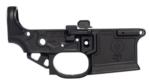 Primary Weapons MK1-M2-LWR MK1 Mod 2-M Black Anodized Stripped Lower For AR-15, Oversized Ambidextrous Bolt Release/Catch