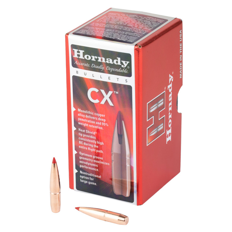 Hornady Rifle Bullets 25 cal .257" 112 GR CX (25 CREEDMOOR) 50/ct