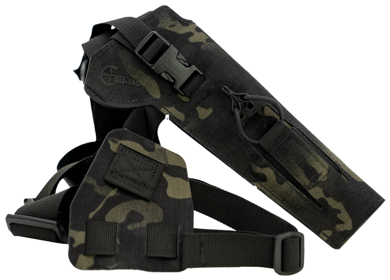 Cole-tac VW205 Varmint Wrangler Pistol Holder Chest Multi-Cam Black Left Hand