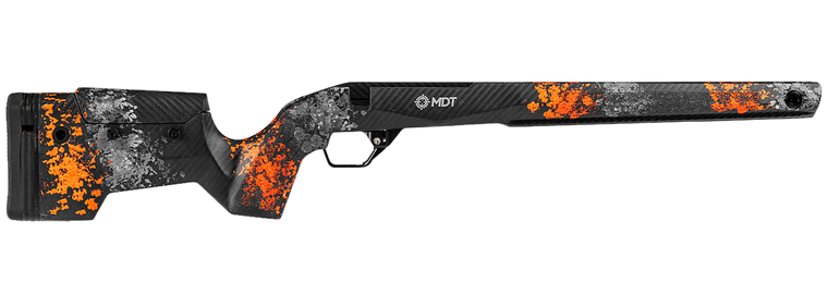 Mdt Sporting Goods Inc 114481HOG Orange/Gray Foam Filled Carbon Fiber Fits Remington 700