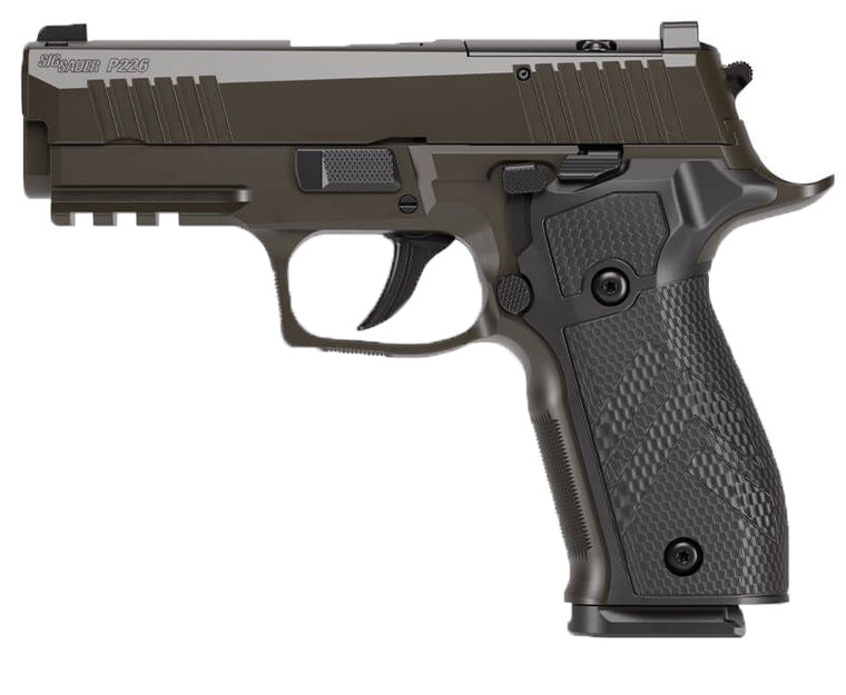 Sig Sauer P226-XCarry Legion DA/SA Handgun 9mm Luger 10rd Magazines(3) 3.8" Barrel Optic Ready Legion Grey Cerakote