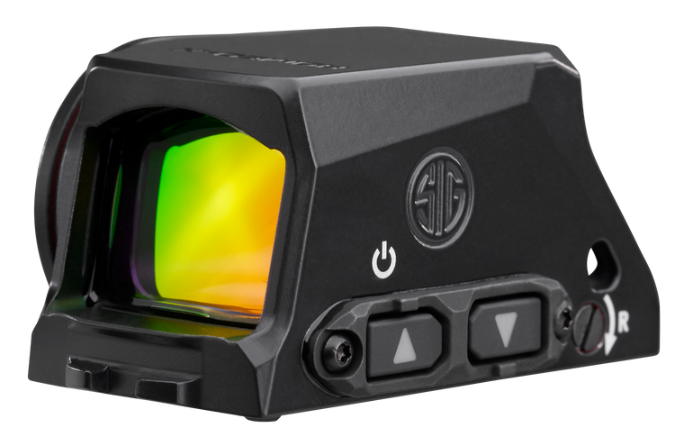 Sig Sauer Electro-Optics SORX1570 Romeo-X Sig-Loc Pro Black 1x24mm Illuminated Green Circle w/Dot Reticle RX Footprint Mount