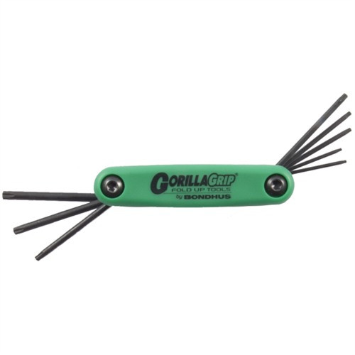 Bondhus Gorilla Grip Torx Wrench 8-Piece Set (T6-T25)